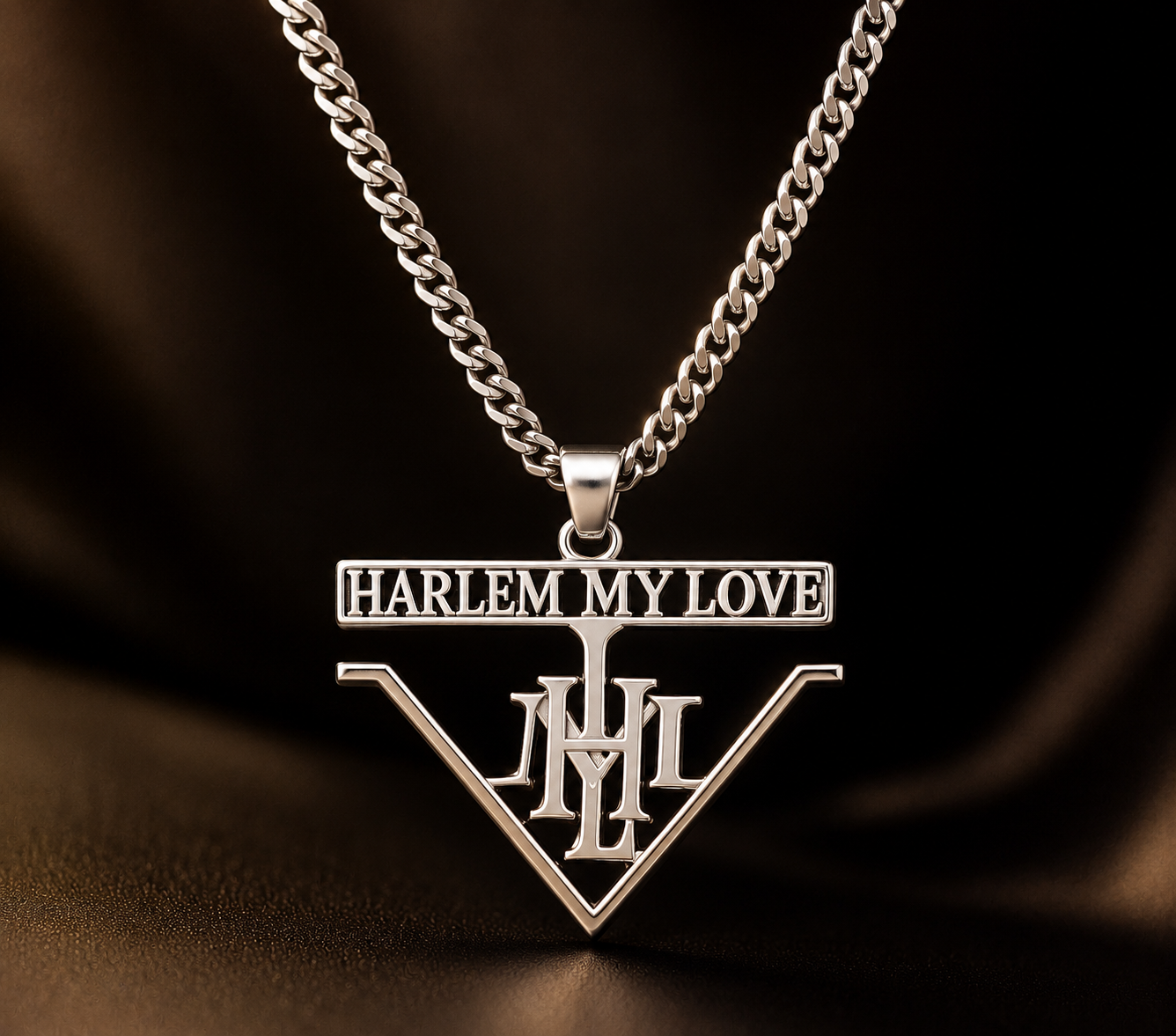 HML Sterling Silver Necklace I, Signature Collection