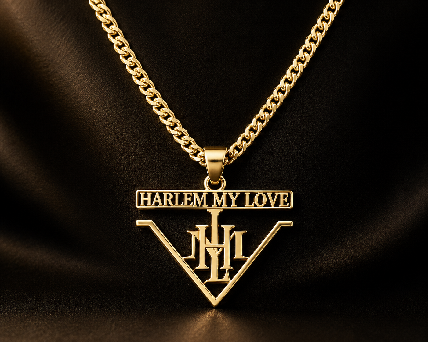 HML Sterling Silver Necklace II,  Signature Collection