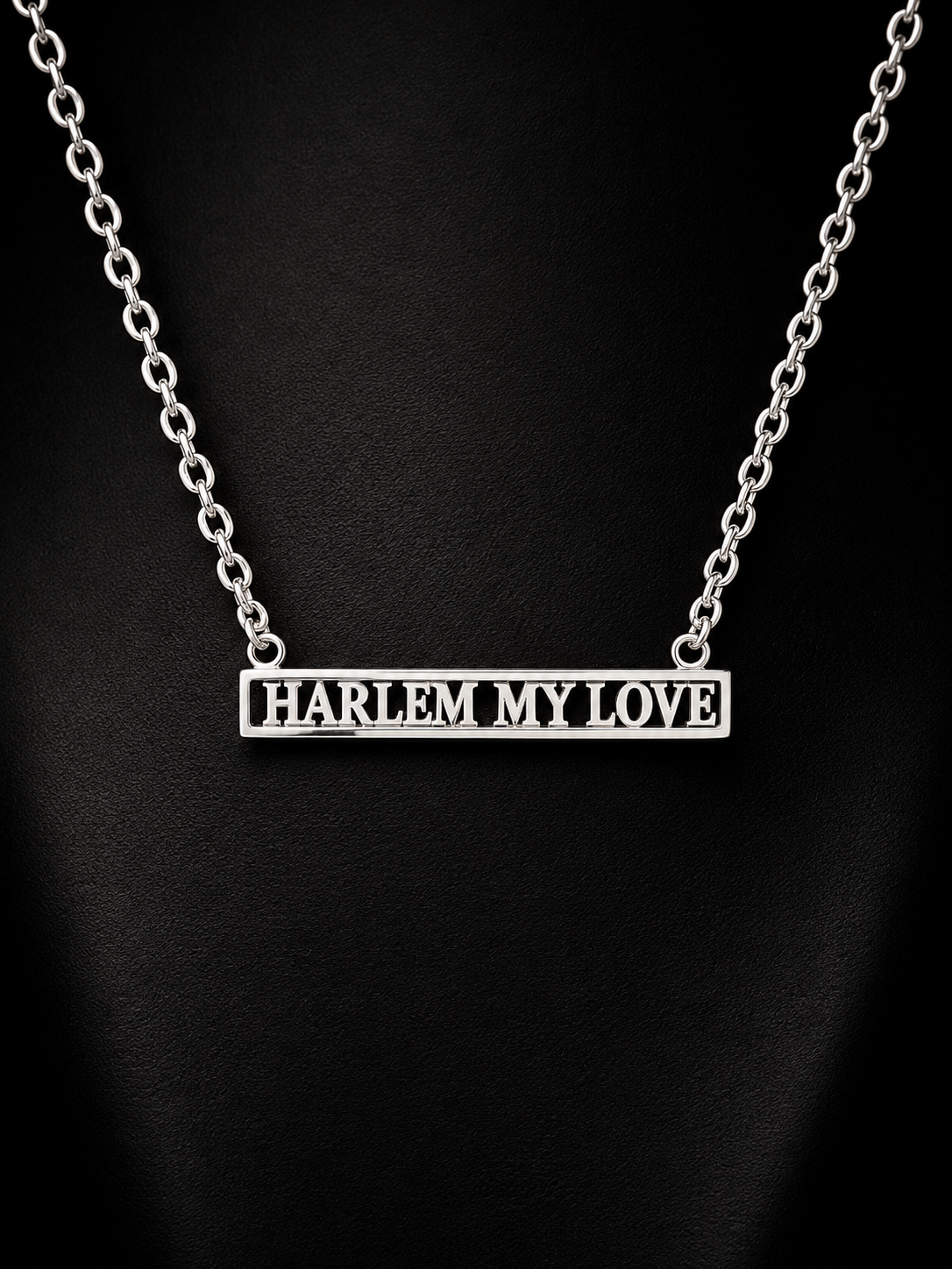 HML Sterling Silver Necklace III,  Signature Collection